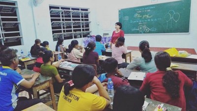 Niềm vui trong lớp "xóa mù"!