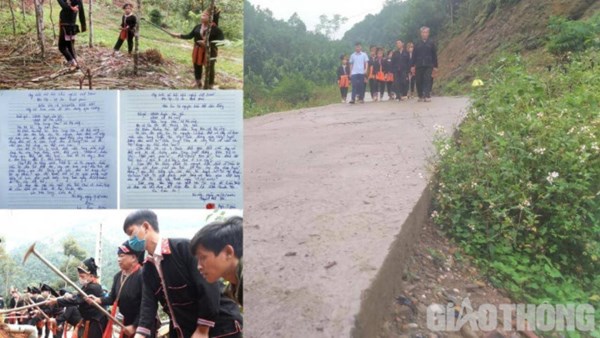 Yên Bái: Đồng bào Dao ở Văn Yên viết đơn tự nguyện hiến đất làm đường